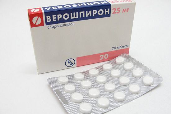 Инструкция по применению таблеток верошпирон